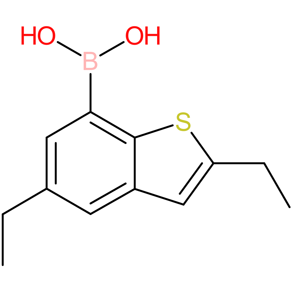 2,5-diethylbenzothiophene-7-boronic acid