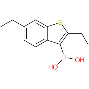 2,6-diethylbenzothiophene-3-boronic acid