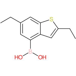 2,6-diethylbenzothiophene-4-boronic acid