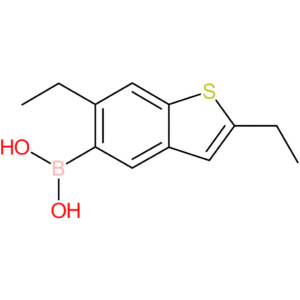 2,6-diethylbenzothiophene-5-boronic acid