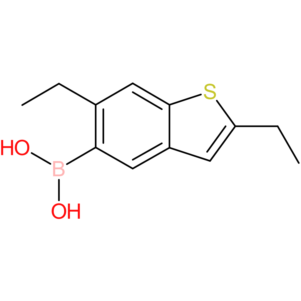 2,6-diethylbenzothiophene-5-boronic acid
