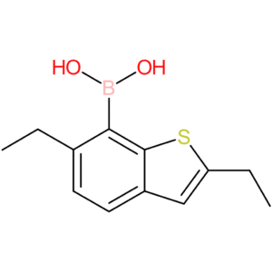 2,6-diethylbenzothiophene-7-boronic acid