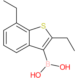 2,7-diethylbenzothiophene-3-boronic acid