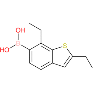 2,7-diethylbenzothiophene-6-boronic acid