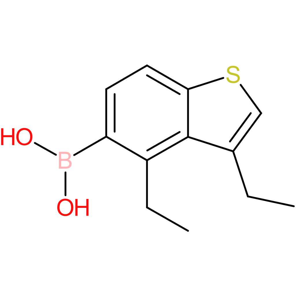 3,4-diethylbenzothiophene-5-boronic acid