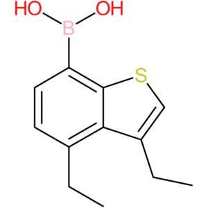 3,4-diethylbenzothiophene-7-boronic acid