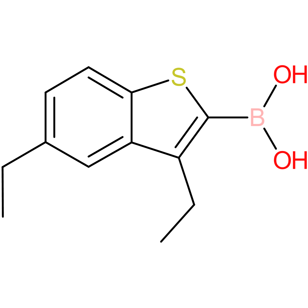 3,5-diethylbenzothiophene-2-boronic acid