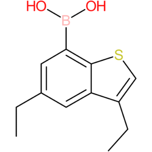 3,5-diethylbenzothiophene-7-boronic acid
