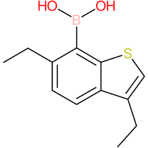3,6-diethylbenzothiophene-7-boronic acid
