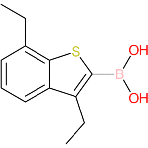 3,7-diethylbenzothiophene-2-boronic acid