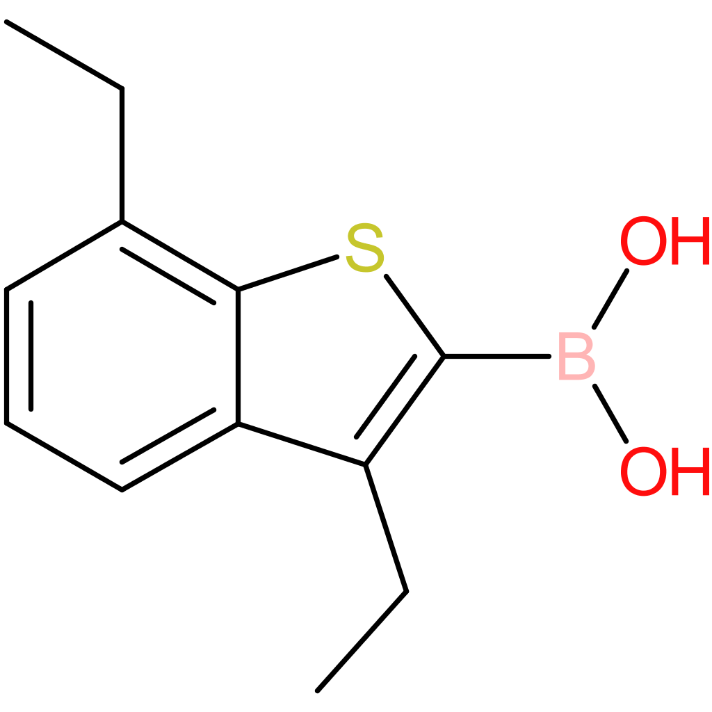 3,7-diethylbenzothiophene-2-boronic acid