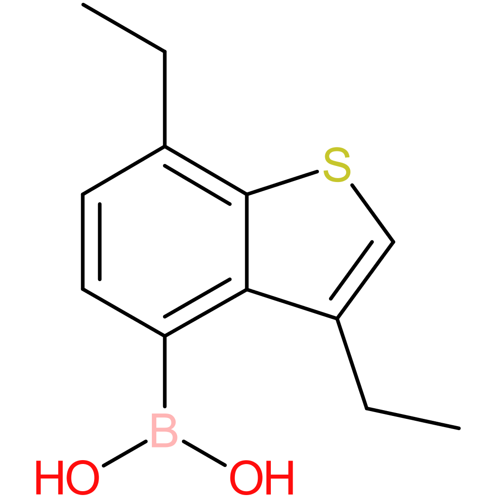 3,7-diethylbenzothiophene-4-boronic acid