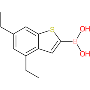 4,6-diethylbenzothiophene-2-boronic acid