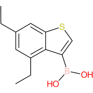 4,6-diethylbenzothiophene-3-boronic acid