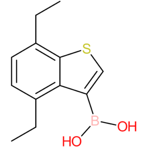 4,7-diethylbenzothiophene-3-boronic acid