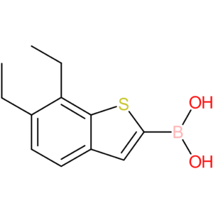 6,7-diethylbenzothiophene-2-boronic acid