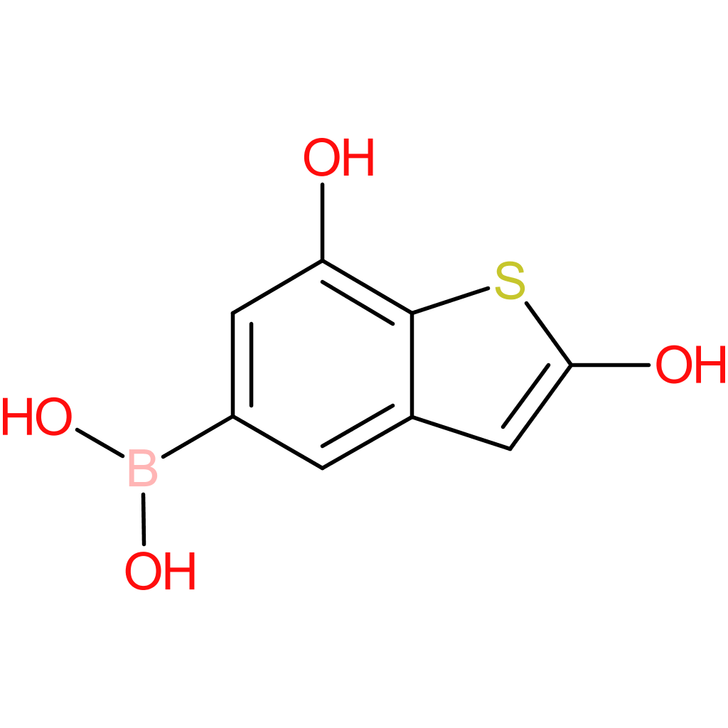 (2,7-dihydroxy-1-benzothiophen-5-yl)boronic acid