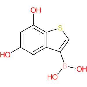 (5,7-dihydroxy-1-benzothiophen-3-yl)boronic acid