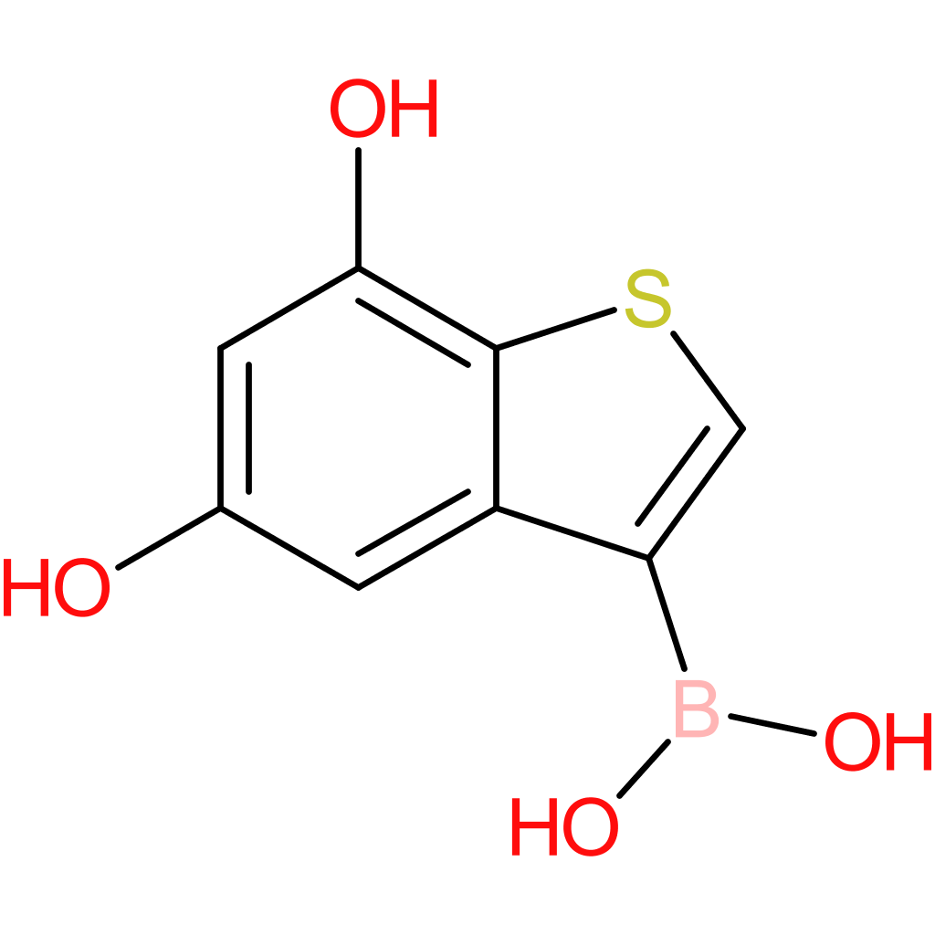 (5,7-dihydroxy-1-benzothiophen-3-yl)boronic acid