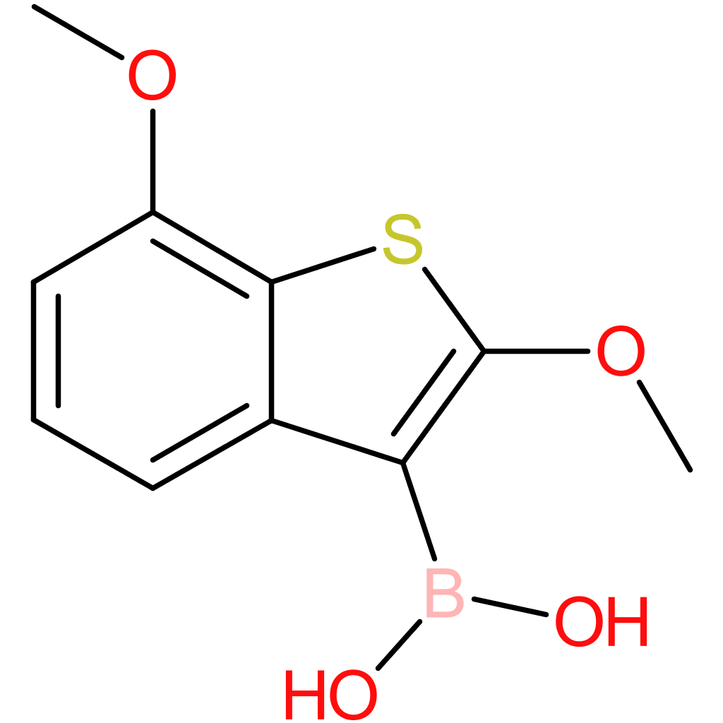 2,7-dimethoxybenzothiophene-3-boronic acid