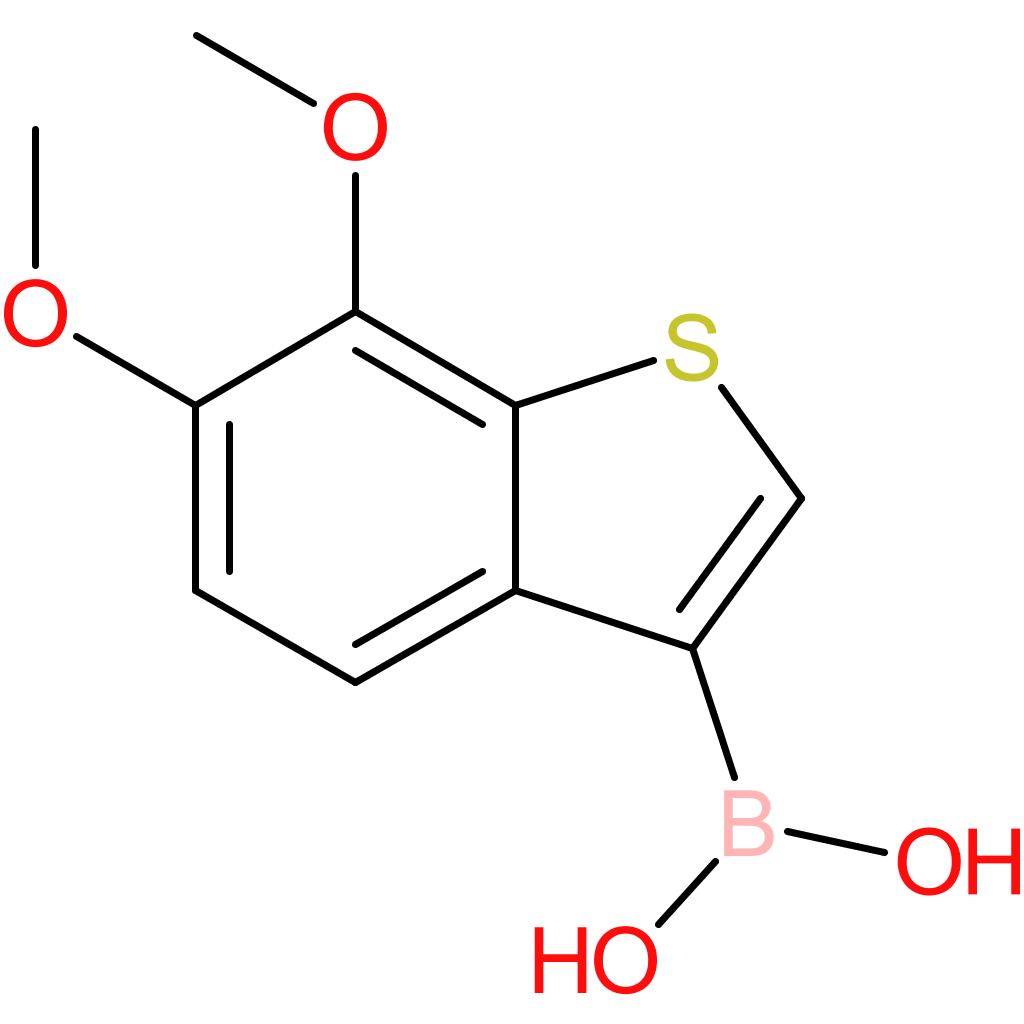 6,7-dimethoxybenzothiophene-3-boronic acid