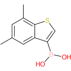 (5,7-dimethyl-1-benzothiophen-3-yl)boronic acid