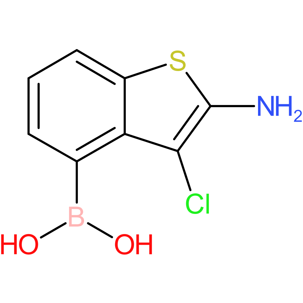 (2-amino-3-chloro-1-benzothiophen-4-yl)boronic acid