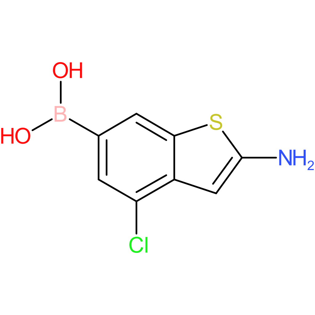 (2-amino-4-chloro-1-benzothiophen-6-yl)boronic acid