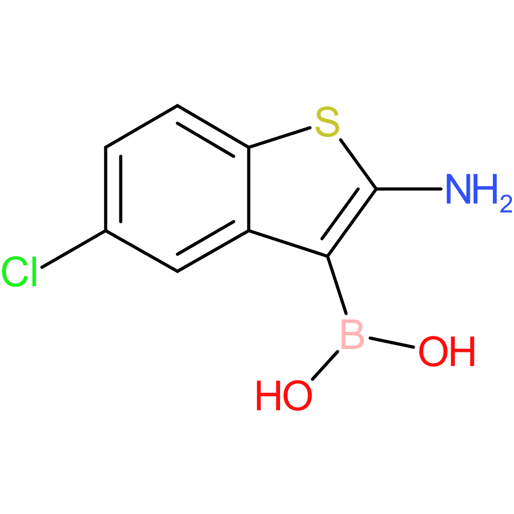(2-amino-5-chloro-1-benzothiophen-3-yl)boronic acid
