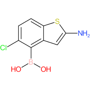 (2-amino-5-chloro-1-benzothiophen-4-yl)boronic acid