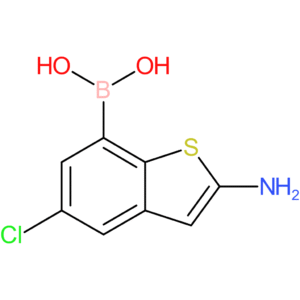 (2-amino-5-chloro-1-benzothiophen-7-yl)boronic acid