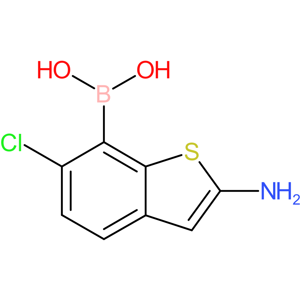 (2-amino-6-chloro-1-benzothiophen-7-yl)boronic acid