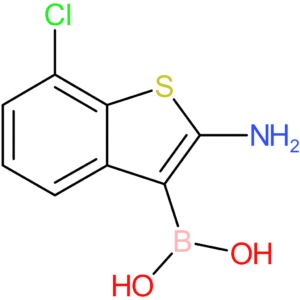 (2-amino-7-chloro-1-benzothiophen-3-yl)boronic acid