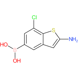(2-amino-7-chloro-1-benzothiophen-5-yl)boronic acid