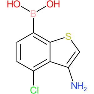 (3-amino-4-chloro-1-benzothiophen-7-yl)boronic acid
