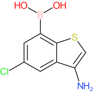 (3-amino-5-chloro-1-benzothiophen-7-yl)boronic acid
