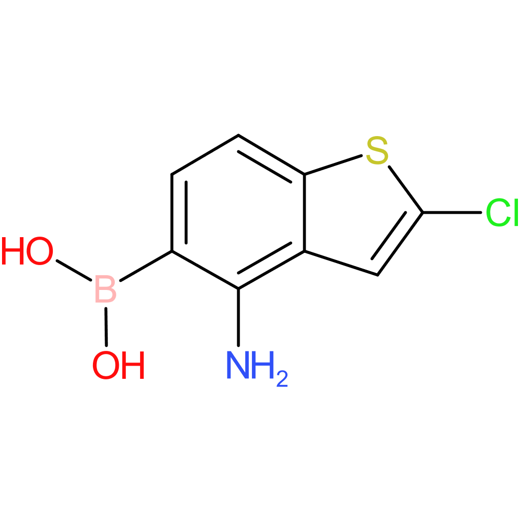 4-amino-2-chlorobenzothiophene-5-boronic acid