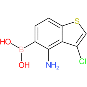 (4-amino-3-chloro-1-benzothiophen-5-yl)boronic acid