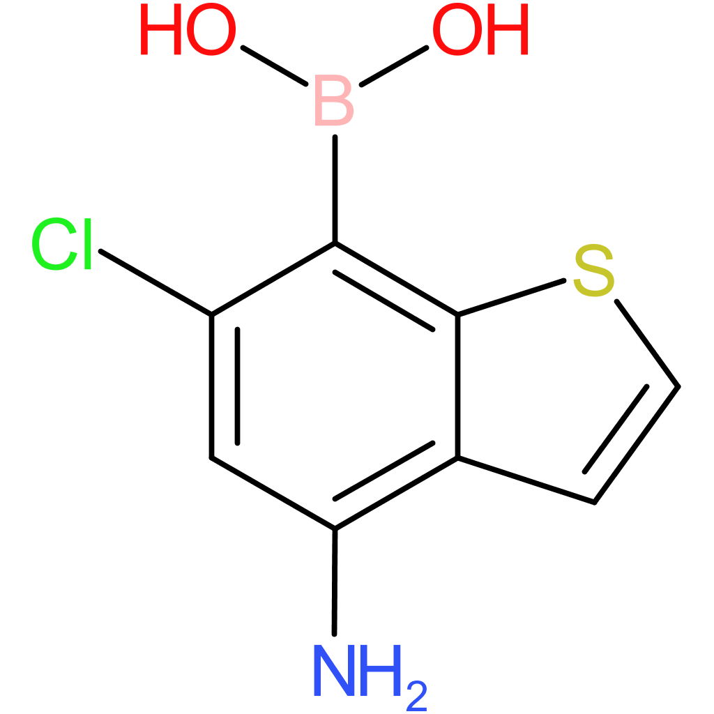(4-amino-6-chloro-1-benzothiophen-7-yl)boronic acid