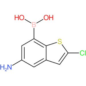 (5-amino-2-chloro-1-benzothiophen-7-yl)boronic acid