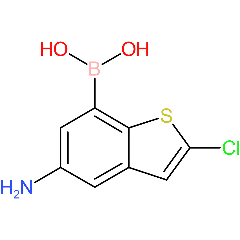 (5-amino-2-chloro-1-benzothiophen-7-yl)boronic acid