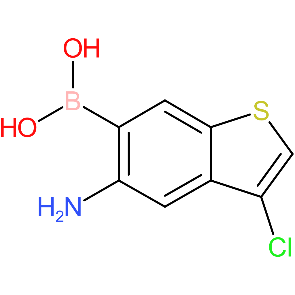 (5-amino-3-chloro-1-benzothiophen-6-yl)boronic acid