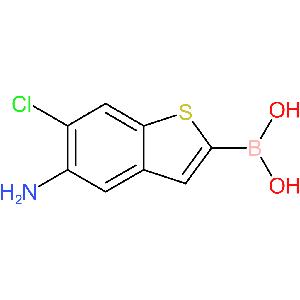 (5-amino-6-chloro-1-benzothiophen-2-yl)boronic acid
