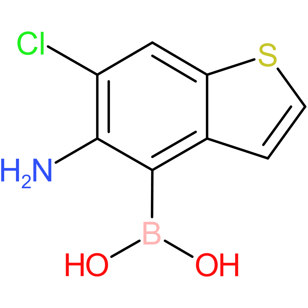 (5-amino-6-chloro-1-benzothiophen-4-yl)boronic acid