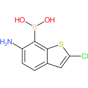 (6-amino-2-chloro-1-benzothiophen-7-yl)boronic acid
