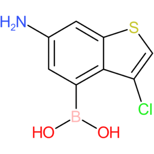 (6-amino-3-chloro-1-benzothiophen-4-yl)boronic acid