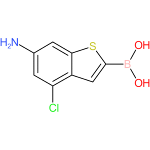 (6-amino-4-chloro-1-benzothiophen-2-yl)boronic acid