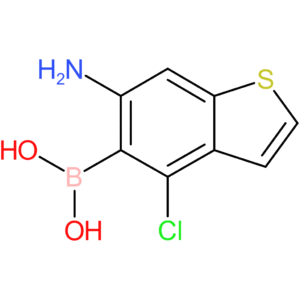 6-amino-4-chlorobenzothiophene-5-boronic acid