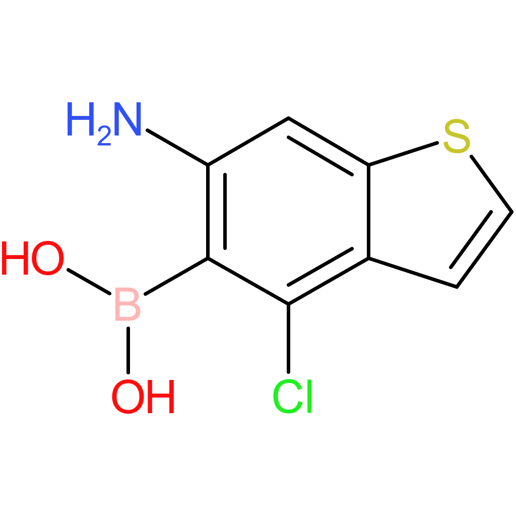 6-amino-4-chlorobenzothiophene-5-boronic acid