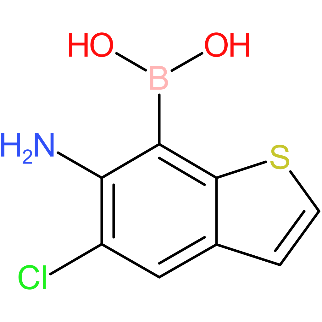 (6-amino-5-chloro-1-benzothiophen-7-yl)boronic acid